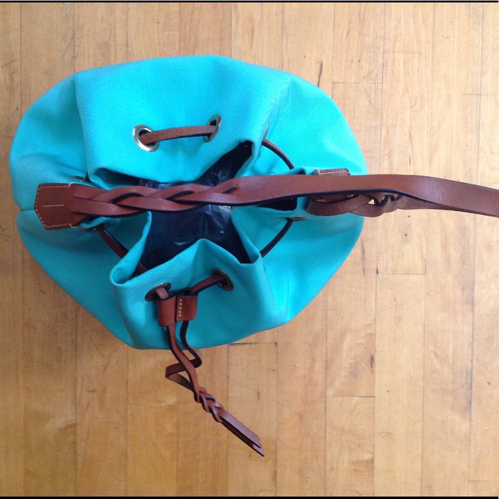 Dooney Bourke Canvas Bucket Bag/ Drawstring - image 2